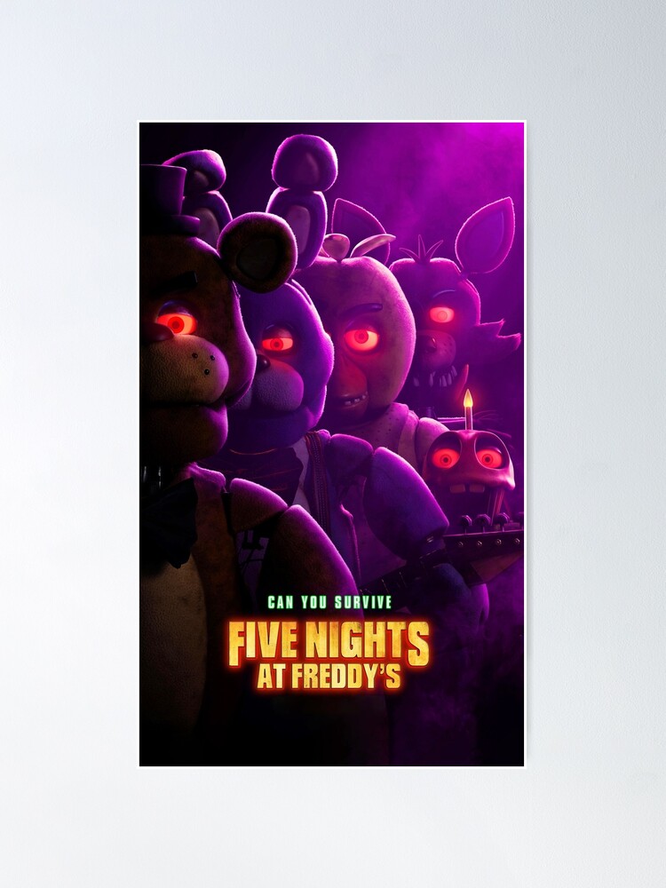 "Fnaf Movie, Five Nights at Freddy's Movie" Poster for Sale by