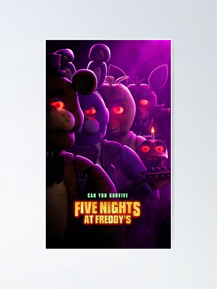 Fnaf Movie, Five Nights at Freddys movie Poster for Sale by