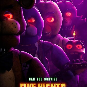 Fnaf Movie, Five Nights at Freddys movie Poster for Sale by ShopSouthKissi