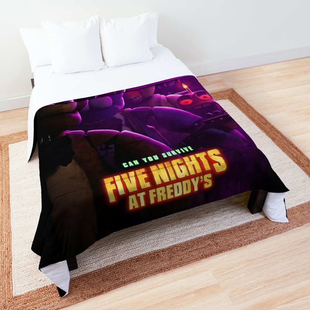 Five Nights at Freddy's Bedding Set Twin Bed in a Bag with Bonus Tote, 5  Piece 
