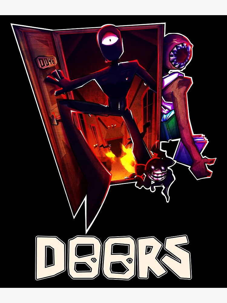 No doors, roblox doors  Poster by doorzz