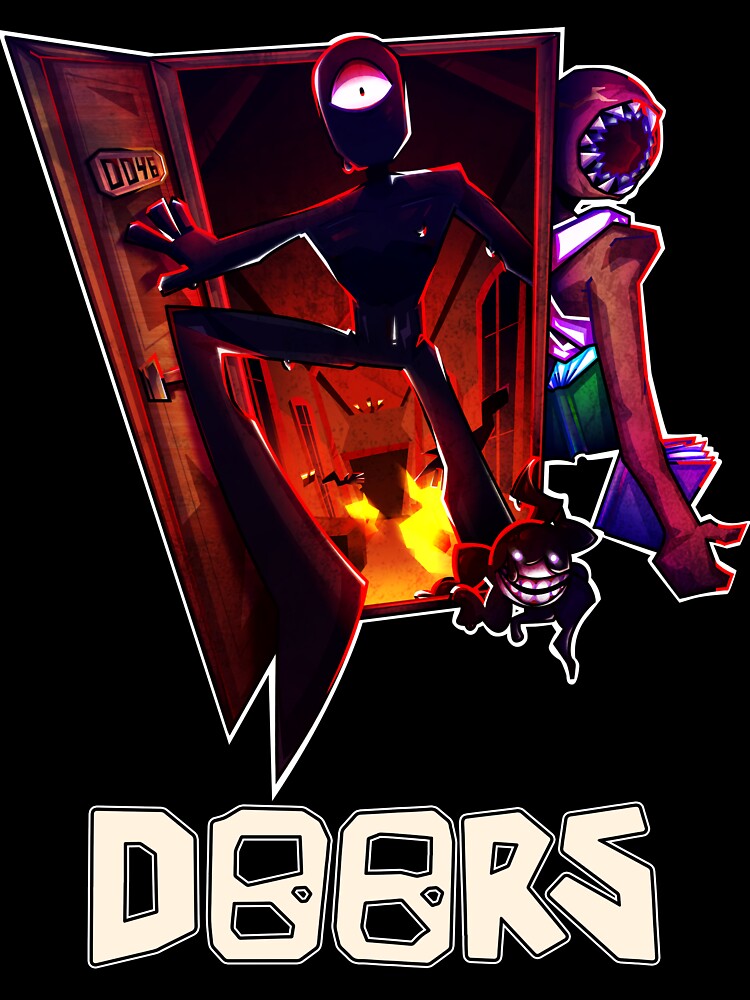 Roblox doors, all team  Kids T-Shirt by doorzz