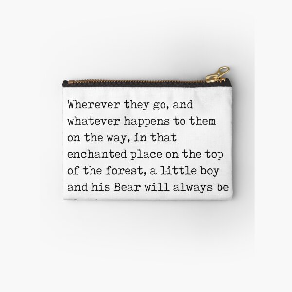 Item preview, A A Milne Quote 07 - The House at Pooh Corner - Literature - Typewriter Print designed and sold by Studio Grafiikka.