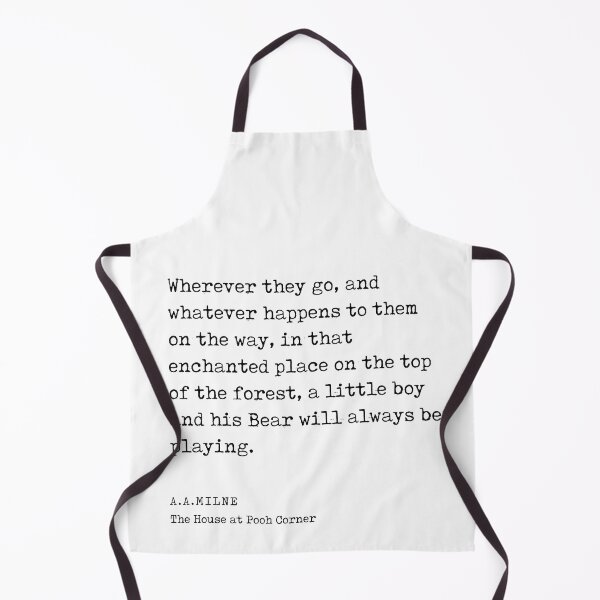 Item preview, A A Milne Quote 07 - The House at Pooh Corner - Literature - Typewriter Print designed and sold by Studio Grafiikka.
