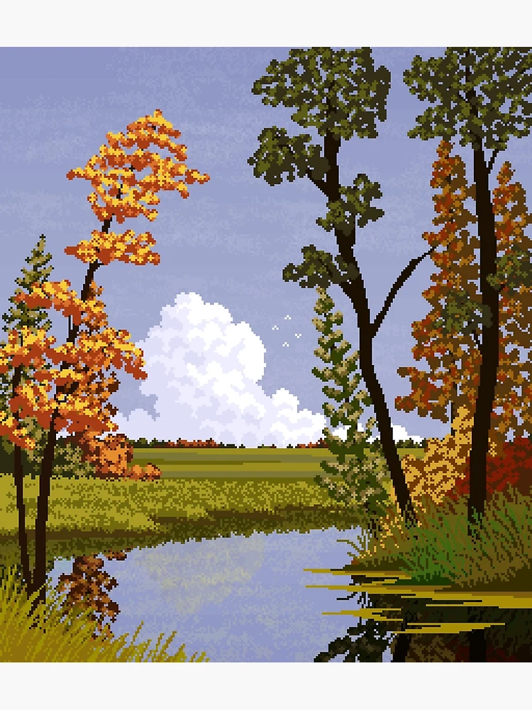 Autumn Vibes - #4 - 32x32 Pixel ARt Sketches