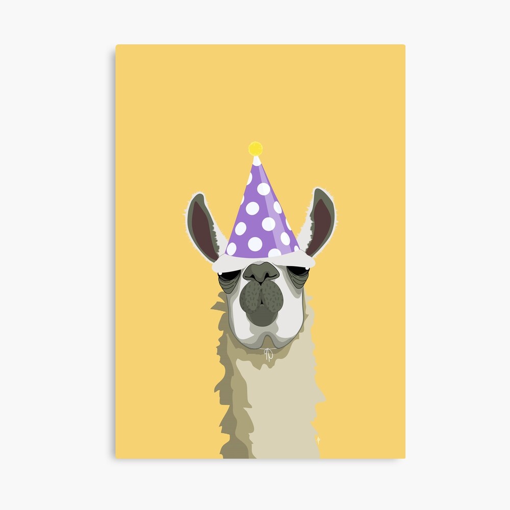 Impression Photo Lama D Anniversaire Par Aparry Redbubble