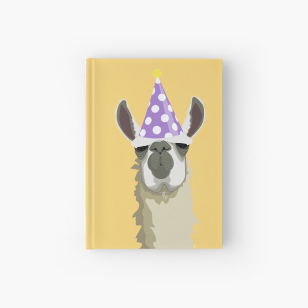 Birthday Llama Hardcover Journal