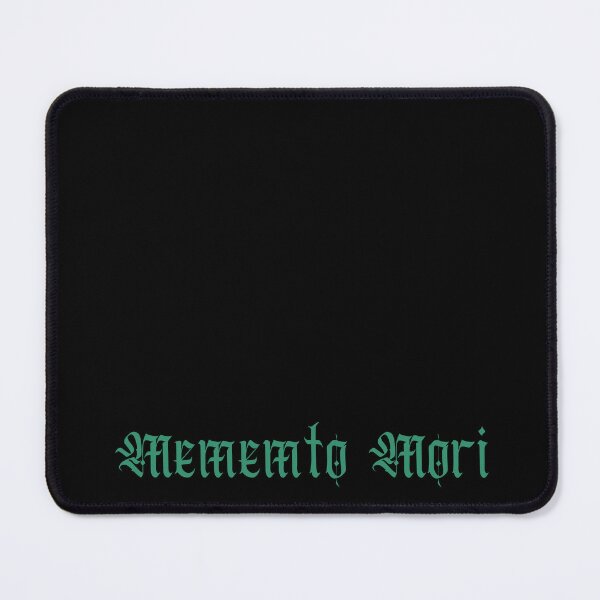 Item preview, Memento Mori Dark Mint Latin Quote designed and sold by Ninjakandy.