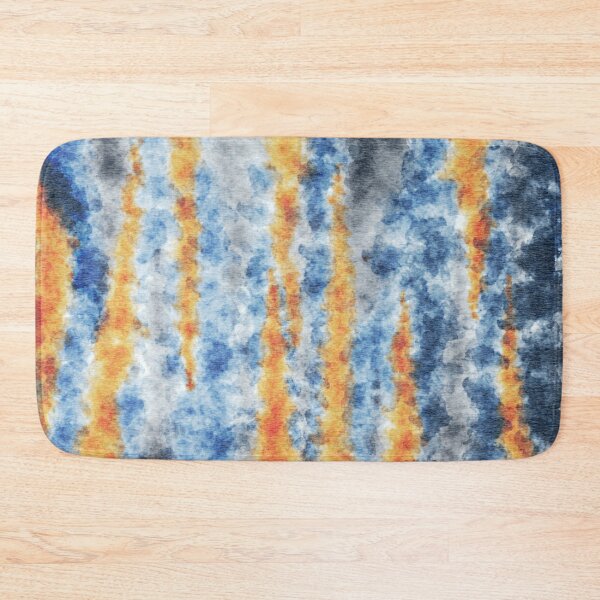 Item preview, Amalgam 1 - Contemporary Abstract - Abstract Expressionist painting - Blue, Navy, Brown, Gold designed and sold by Studio Grafiikka.