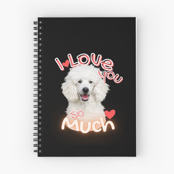 Item preview, I Love You So Much -Poodle designed and sold by Limek.