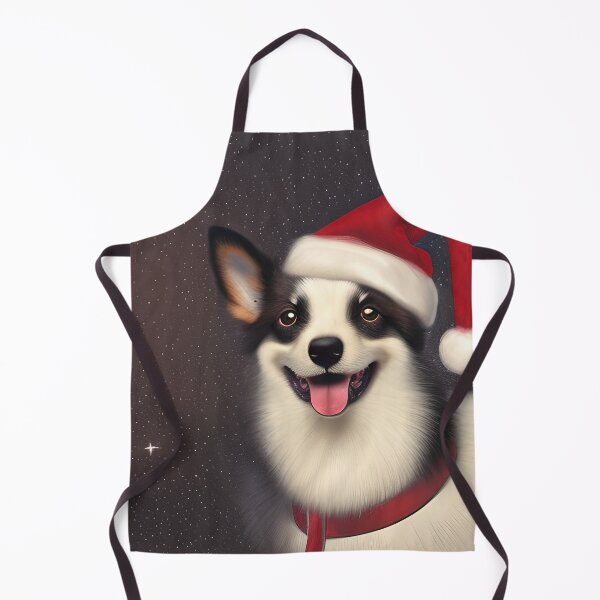 Item preview, Christmas Norrbottenspets Wearing A Santa Hat designed and sold by ZenEverAI.