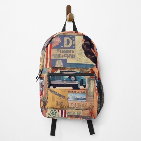 Item preview,  America Beauty Retro Vintage Patchwork Collage Pattern of Americana designed and sold by BrandonArtWorld.