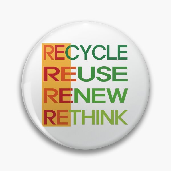 Item preview, Recycle Reuse Renew Rethink designed and sold by EunsooLee.