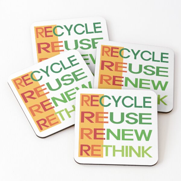 Item preview, Recycle Reuse Renew Rethink designed and sold by EunsooLee.