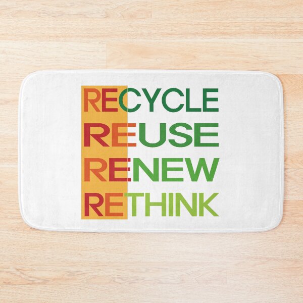 Item preview, Recycle Reuse Renew Rethink designed and sold by EunsooLee.