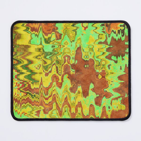 Item preview, Chartreuse Flume - Contemporary Abstract - Abstract Expressionist painting - Green, Mint, Brown designed and sold by Studio Grafiikka.