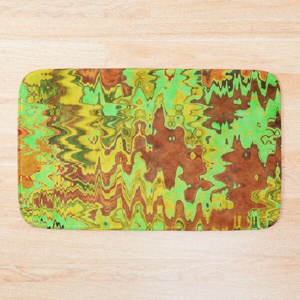 Item preview, Chartreuse Flume - Contemporary Abstract - Abstract Expressionist painting - Green, Mint, Brown designed and sold by Studio Grafiikka.