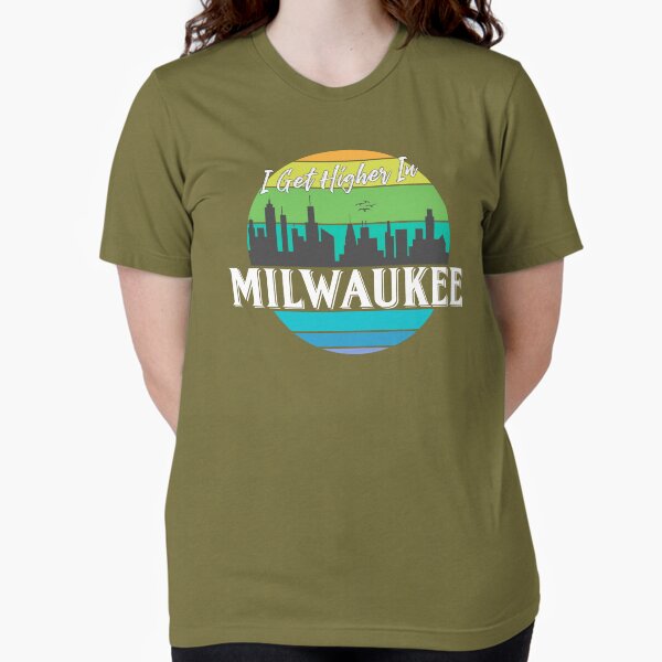 Item preview, I Get Higher In Milwaukee (dark fabric) designed and sold by MFT-Shirts.