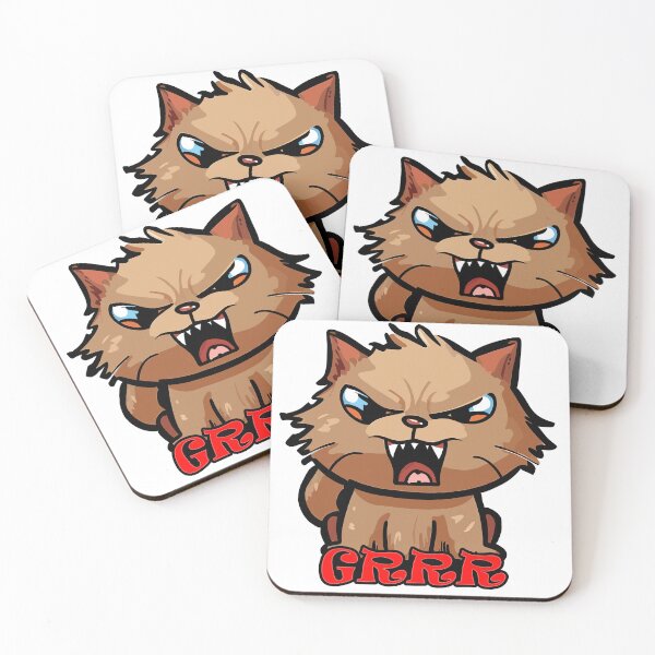 Item preview, Angry Cat,GRRR designed and sold by EatSleepGrind.