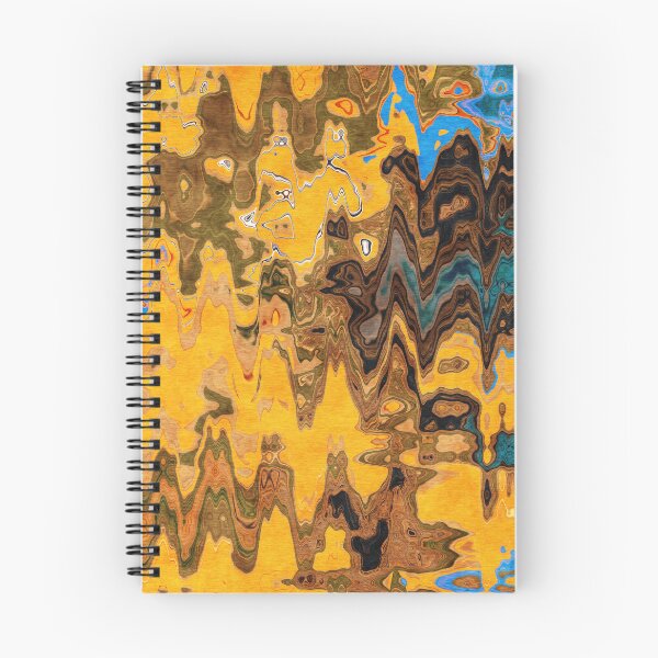 Item preview, Autumn Jazz - Contemporary Abstract - Abstract Expressionist painting - Yellow, Mustard, Blue, Brown designed and sold by Studio Grafiikka.