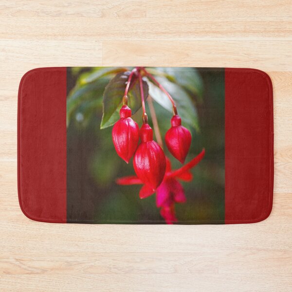 Item preview, Deep And Red Fuchsia Buds designed and sold by Joy Watson - Natural Light Photography .