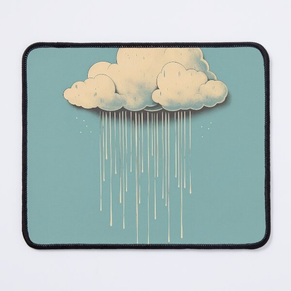 Item preview, Raining cloud minimalist design designed and sold by Feluceo.