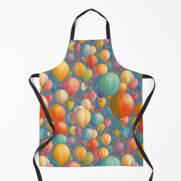 Item preview, Pattern of Vintage air balloons designed and sold by Pride-Casuals.