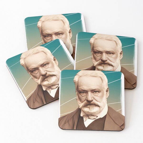 Item preview, French romantic writer Victor Hugo illustration  designed and sold by Litstoy.