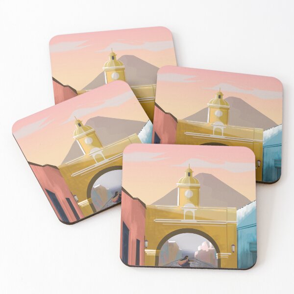 Item preview, Antigua Guatemala travel poster arco de santa catarina designed and sold by Arctic frame studio.