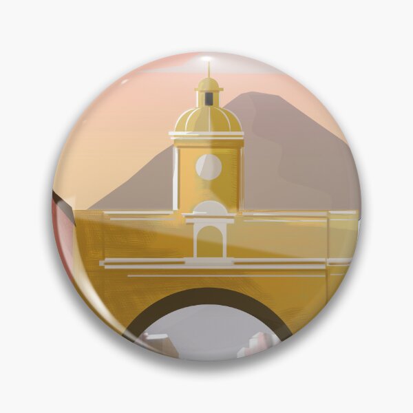 Item preview, Antigua Guatemala travel poster arco de santa catarina designed and sold by Arctic frame studio.