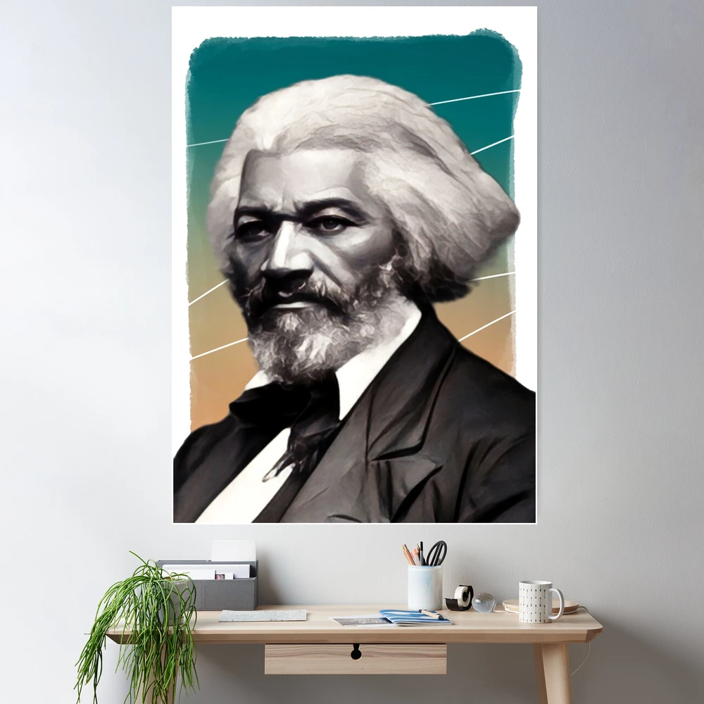 American social reformer Frederick Douglass Illustration 