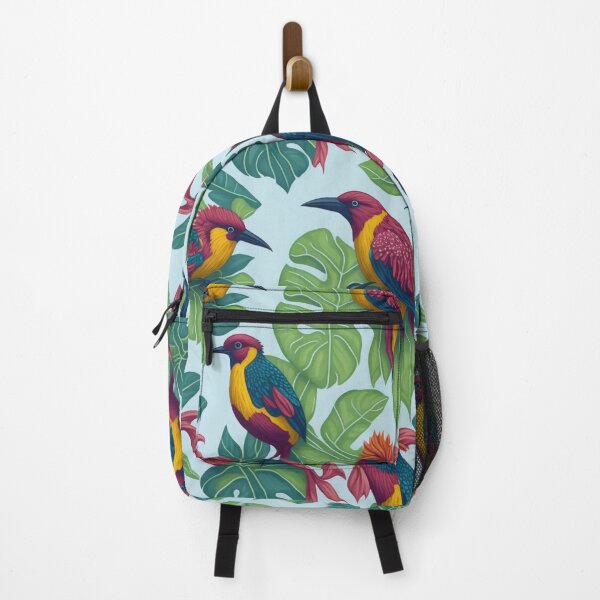 Item preview, "Tropical Watercolor Art: Vivid Birds and Seamless Design" designed and sold by OasisOfGraphics.