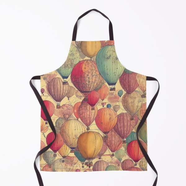 Item preview, Pattern of Vintage air balloons designed and sold by Pride-Casuals.