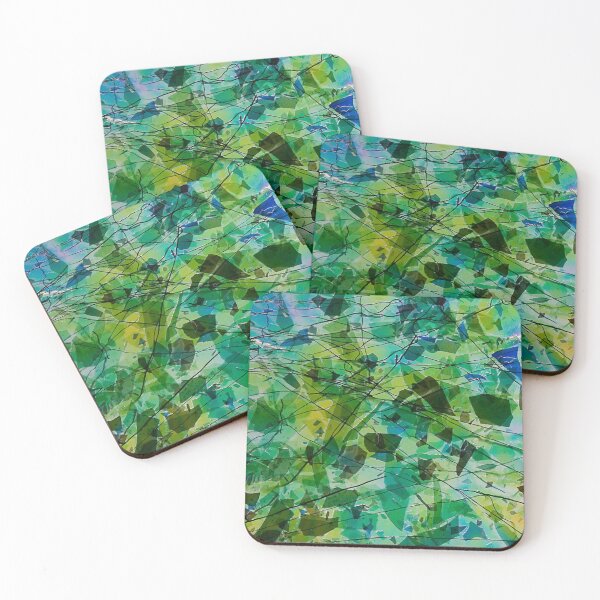 Item preview, Green Confetti Fused Glass Plate designed and sold by snowflakeglass.
