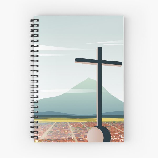 Item preview, Antigua Guatemala cerro de la cruz travel poster designed and sold by Arctic frame studio.