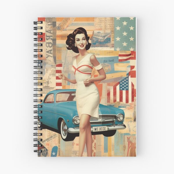 Item preview,  America Beauty Retro Vintage Patchwork Collage Pattern of Americana designed and sold by BrandonArtWorld.