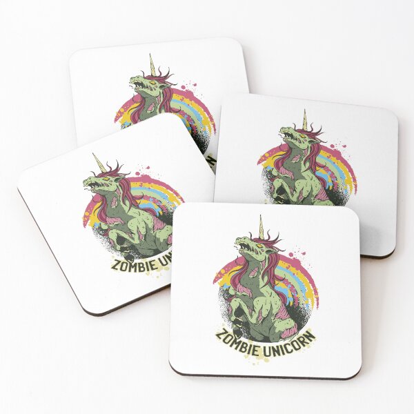 Item preview, Creepy zombie unicorn - horror horse designed and sold by JanooFactory.
