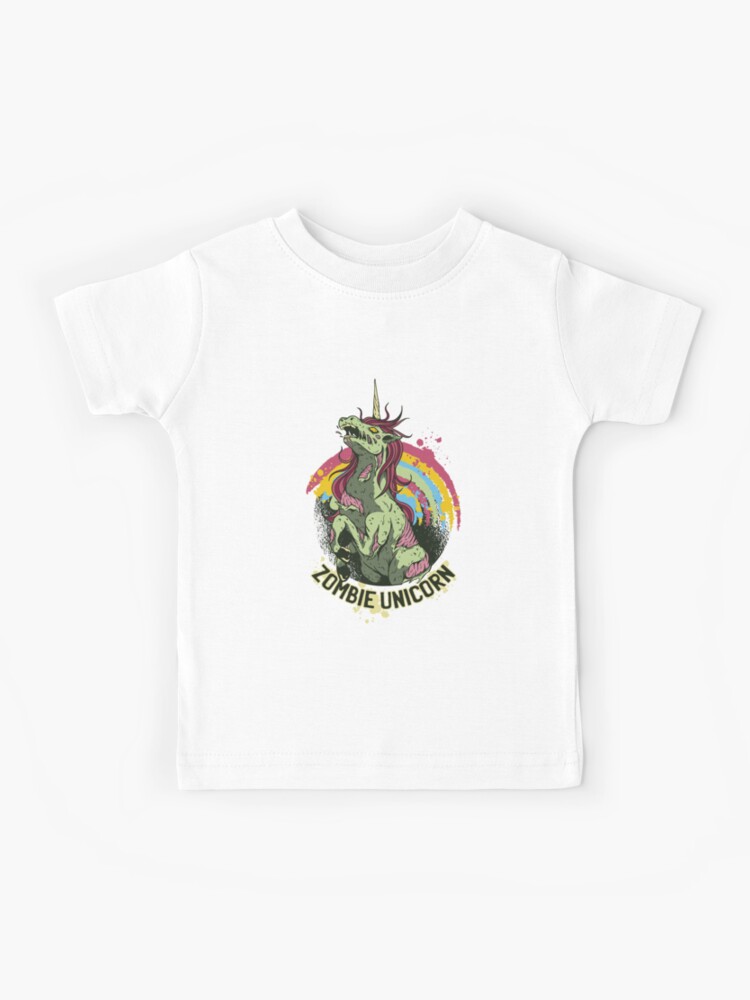 Evil Unicorn Shirt - Rainbow Evil Zombie Halloween Toddler Premium T-Shirt