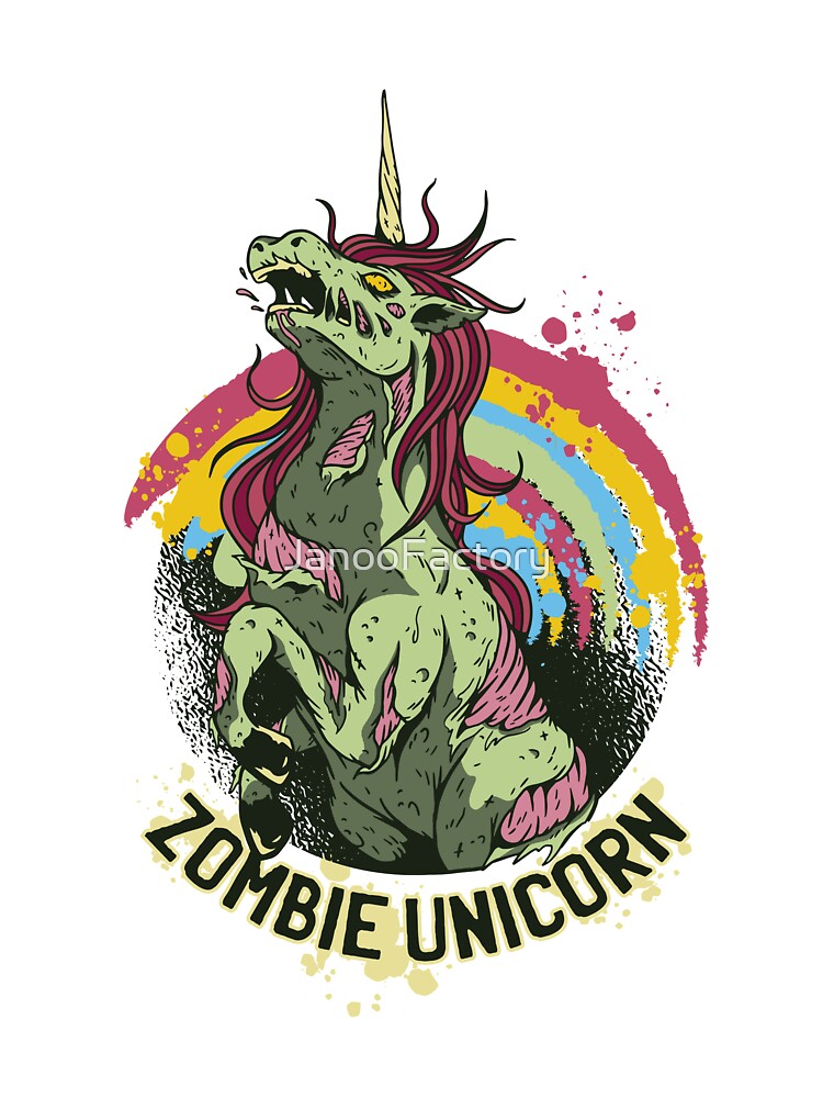 Evil Unicorn Shirt - Rainbow Evil Zombie Halloween Toddler Premium T-Shirt