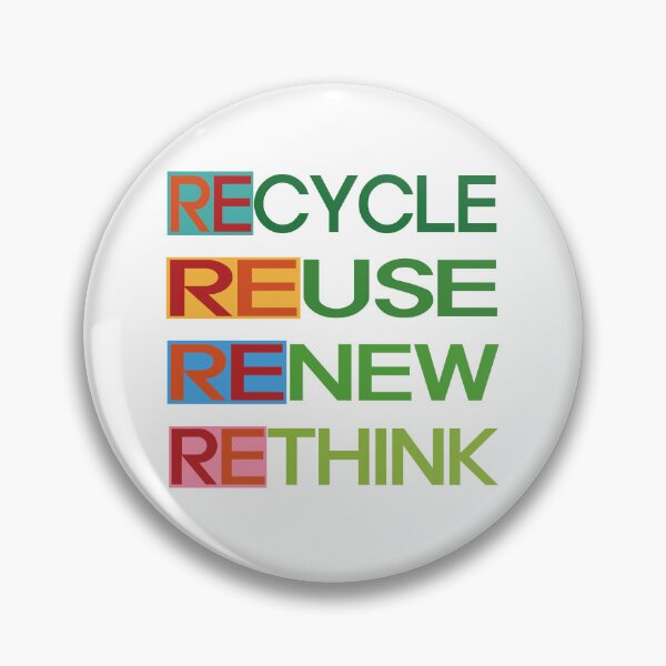 Item preview, Recycle Reuse Renew Rethink designed and sold by EunsooLee.