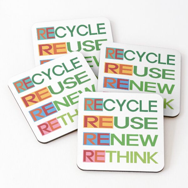 Item preview, Recycle Reuse Renew Rethink designed and sold by EunsooLee.