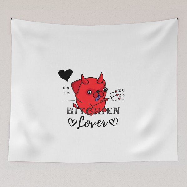 Item preview, BITCHIEN Lover Red Devil Dog designed and sold by Bitchien.