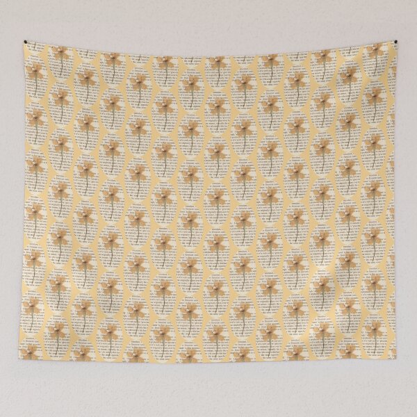 Item preview, Flower on vintage page I designed and sold by Julianum.