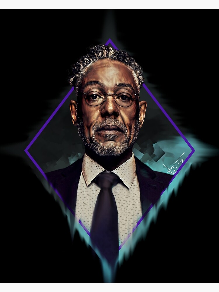 Giancarlo Esposito Fan Art Portrait Premium Matte Vertical Poster