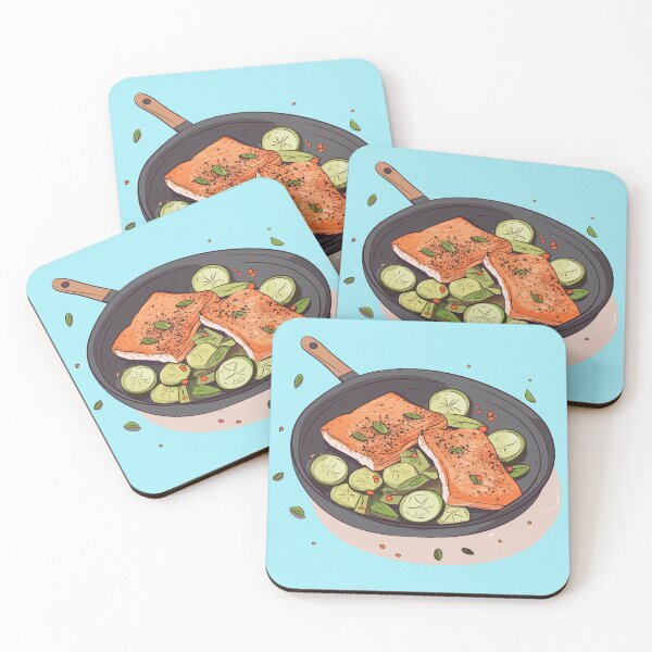 Item preview, Sizzling Grilled Salmon Steak: A Citrusy Delight on Your Plate designed and sold by Sleeygoy.