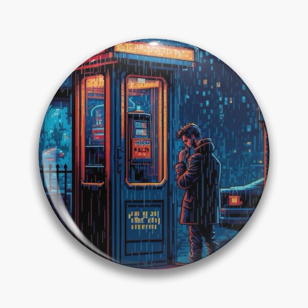 Item preview, Pixel Rainy Night designed and sold by taoistviking.