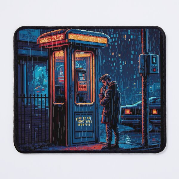Item preview, Pixel Rainy Night designed and sold by taoistviking.