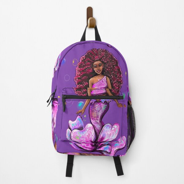 Item preview, Mermaid red Afro hair, African American Mermaid  designed and sold by Artonmytee.
