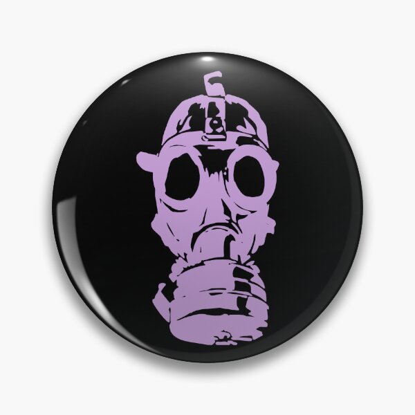 Item preview, Wisteria Purple Gas Mask designed and sold by Ninjakandy.