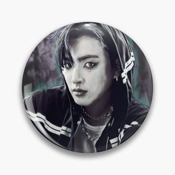 Item preview, Hongjoong Ateez Kpop Portrait designed and sold by Nsmithportraits.